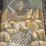 Fresco, Decapitation of a martyr bishop Saint Nicholas Church (18th c.) Kastania, Messinian Mani (Greece) © Stavroula Constantinou