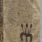 Illustration of Ionchitis from De materia medica, Dioscorides, MS gr. 2179 (Old Paris Dioscorides), 8th century, Bibliothèque nationale de France, fol. 65r (BnF/Gallica).